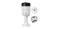 IP камера BCS-P-TIP18FSR3L3-Ai1, 8MP, 2.8mm, IR LED + WhiteLight, SD, Mic, Loudspeaker, PoE
